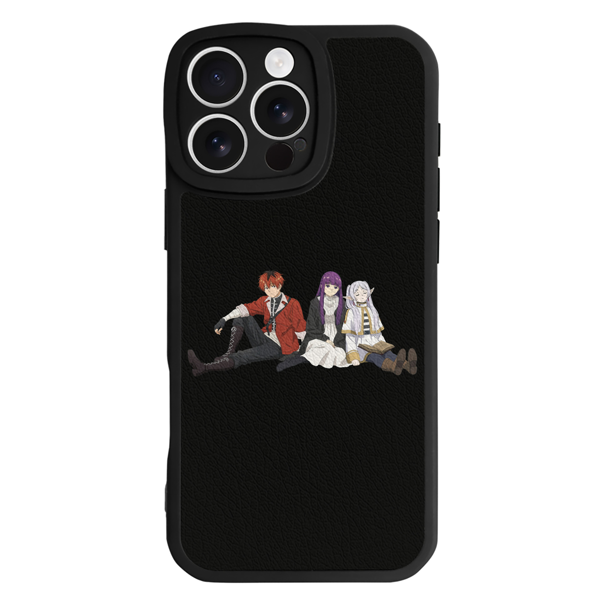 （画像用） 葬送のフリーレン Frieren 【iPhone 16シリーズ対応】シリコンスマホケース（レザー調） 材質：シリコン